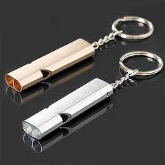 Manufacturer wholesale silver gold pet dog training metal whistle