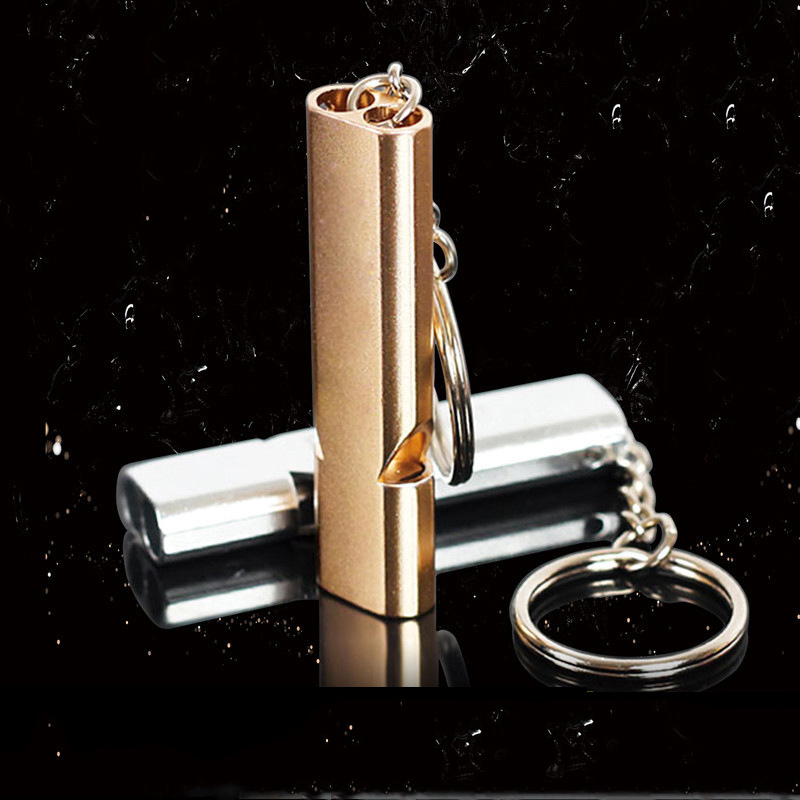 Manufacturer wholesale silver gold pet dog training metal whistle