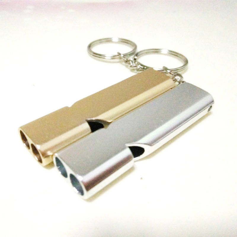 Manufacturer wholesale silver gold pet dog training metal whistle