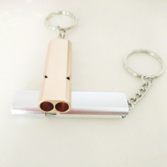 Manufacturer wholesale silver gold pet dog training metal whistle