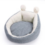 Manufacturer wholesale warm cute small dog cat bed with ear