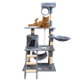 Manufacturer Wholesale Sisal Grey Pet Product Cat Tree Tower