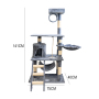Manufacturer Wholesale Sisal Grey Pet Product Cat Tree Tower