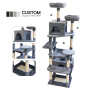 Manufacturer Wholesale Sisal Grey Large Big Pet Product Cat Tree Tower