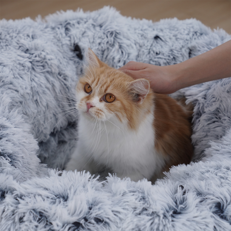 Manufacturer Wholesale Plush Foldable Collapsible Cat Tunnel