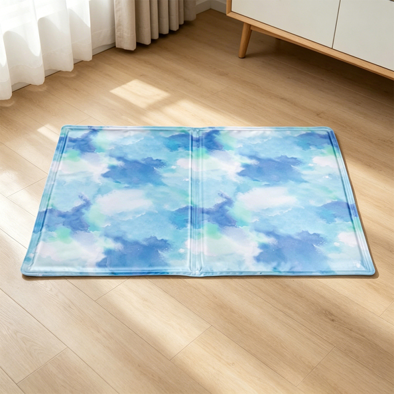 Wholesale Custom Logo Blue Pet Product Dog Cooling Pad