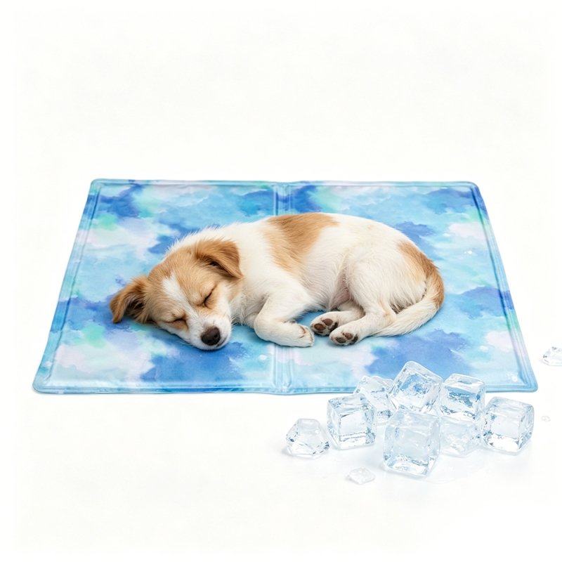 Wholesale Custom Logo Blue Pet Product Dog Cooling Pad