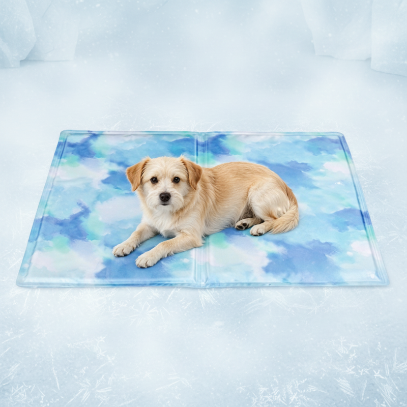 Wholesale Custom Logo Blue Pet Product Dog Cooling Pad
