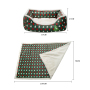 Manufacturer wholesale christmas tree design green dog blanket bed