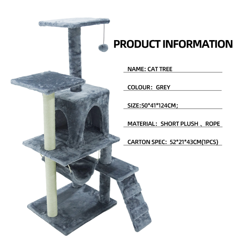 Manufacturer Wholesale Sisal Scratcher Tree Cat Condo