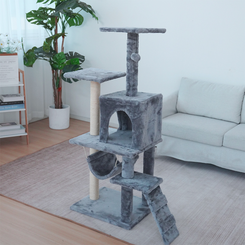 Manufacturer Wholesale Sisal Scratcher Tree Cat Condo