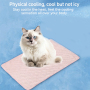 Wholesale Custom Logo Pet Product Breathable Cat Dog Cooling Mat