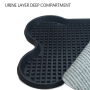 SEDEX Cute Portable Silicone Doggy Poo Pet Toilet Tray