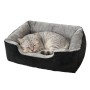 Manufacturer Wholesale Custom Logo Plush Comfortable Anti-slip Bottom Cat Dog Bed Calming