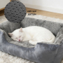 Manufacturer Wholesale Custom Logo Plush Comfortable Anti-slip Bottom Cat Dog Bed Calming