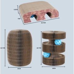 Wholesale Cheap Changeable Corrugated Cat Scratcher Cardboard