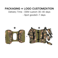 Manufacturer wholesale custom logo camouflage dog harness pet accessories