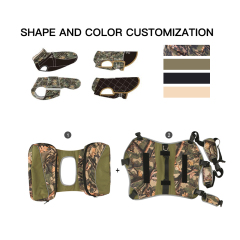 Manufacturer wholesale custom logo camouflage dog harness pet accessories