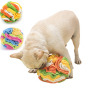 Manufacturer wholesale multi-colors chew dog snuffle plush ball toy