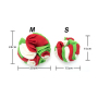 Manufacturer wholesale multi-colors chew dog snuffle plush ball toy