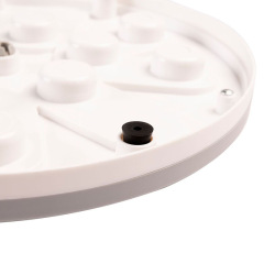 Manufacturer wholesale round shape dog smart feeder toy pink blue grey