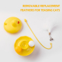 Wholesale Detachable Feather Interactive Pet Supplier Cat Tumbler Toy