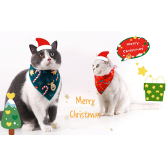 Wholesale Christmas Halloween Pattern Dog Cat Bandana