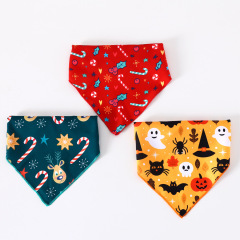 Wholesale Christmas Halloween Pattern Dog Cat Bandana
