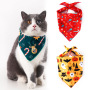 Wholesale Christmas Halloween Pattern Dog Cat Bandana