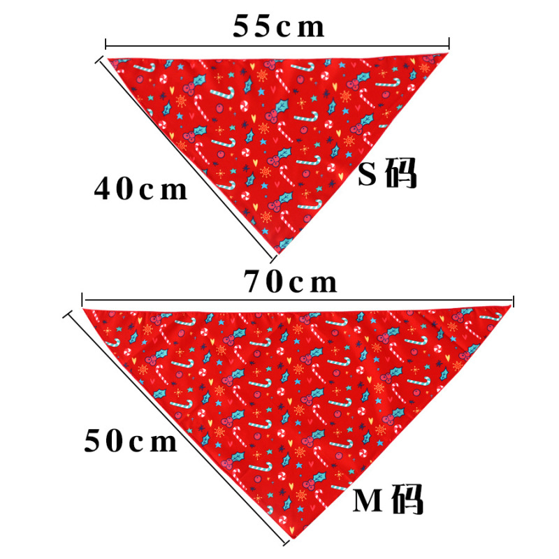 Wholesale Christmas Halloween Pattern Dog Cat Bandana