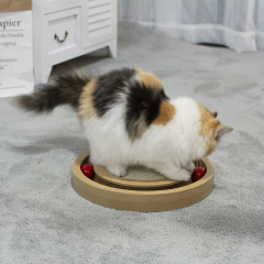 wholesale manufacturer best selling interactive sisal scratch wooden cat scratcher cat toy