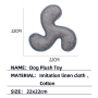 Manufacturer Wholesale Custom Logo Grey Dog Chew Toy
