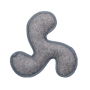 Manufacturer Wholesale Custom Logo Grey Dog Chew Toy