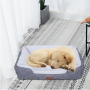 Wholesale Manufacturer Custom Logo Plush Pet Product Pet Dog Bed Accessories