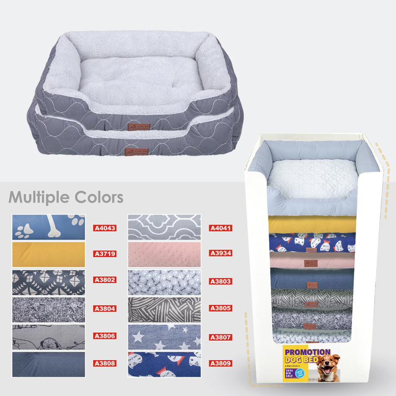 Wholesale Manufacturer Custom Logo Plush Pet Product Pet Dog Bed Accessories