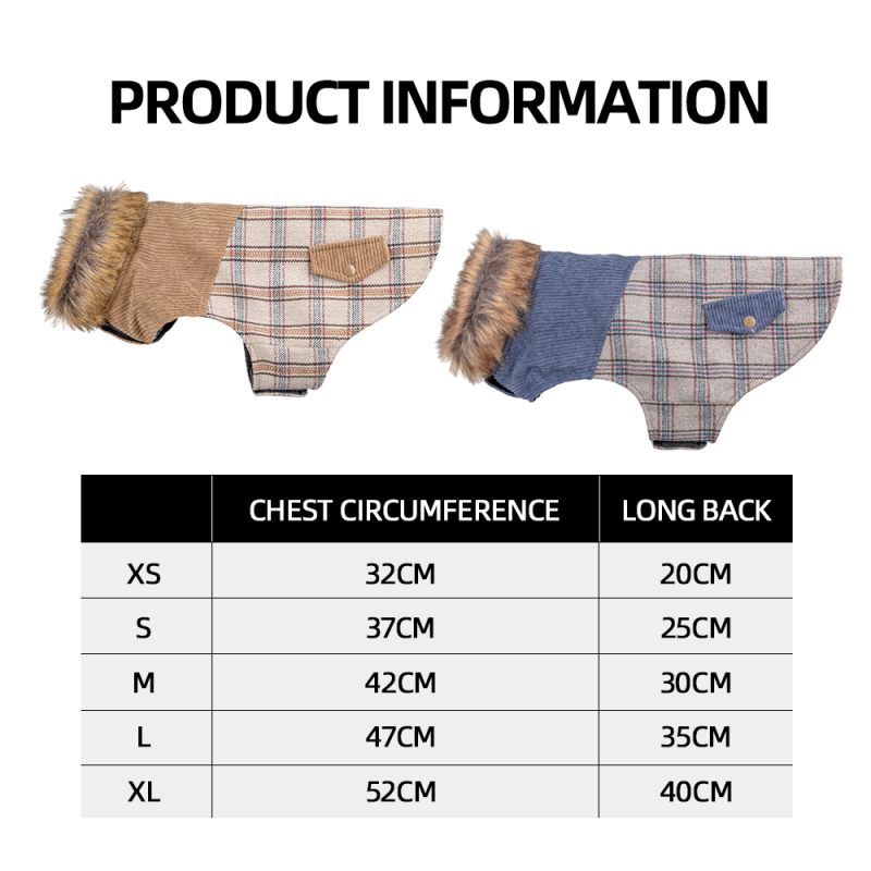 Wholesale Warm Custom Logo Dog Pet Clothes Luxury