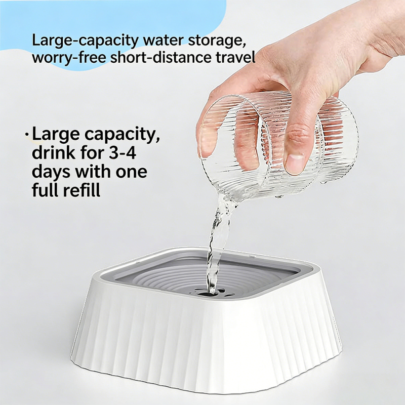 Wholesale Storage Outdoor Suspended Spill Proof Cat Dog Water Bowl
