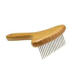 Manufacturer wholesale wood pet dog brush bamboo