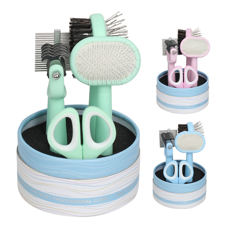 Wholesale Comb Brush Nail Clippers Small Dog Cat Pet Grooming Tools