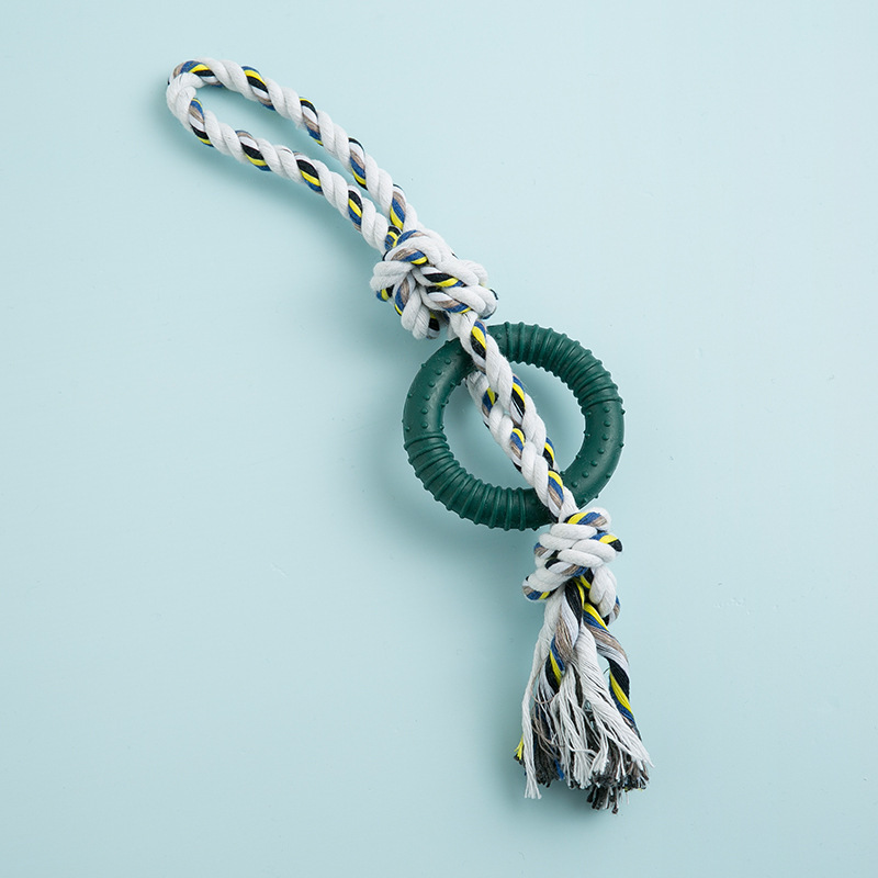 Manufacturer wholesale bite resistence chew dog rope tpr toys