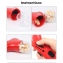 wholesale manufacturer automatic plastic training thrower treat pet food catapult dog food launcher
