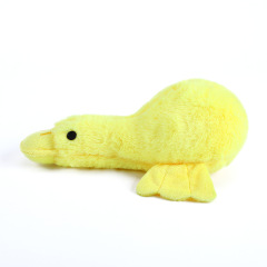 wholesale manufacturer plush stuffed squeaky dog yellow duck toys