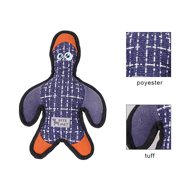 Manufacturer wholesale bite-resistence chew snake shape dog tuff toys