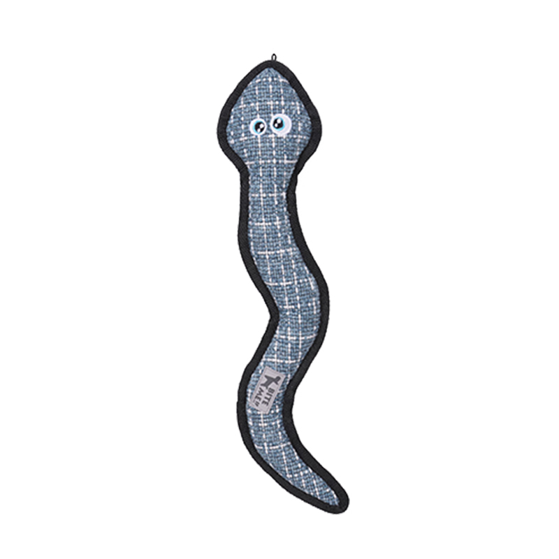 Manufacturer wholesale bite-resistence chew snake shape dog tuff toys