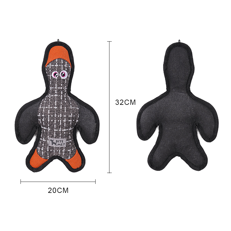 Manufacturer wholesale bite-resistence chew snake shape dog tuff toys
