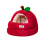 Wholesale Warm Christmas Soft Cat House Indoor