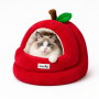 Wholesale Warm Christmas Soft Cat House Indoor