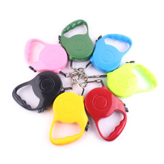 Manufacturer wholesale small large plastic nylon multi-colors dog automatic retractable leash