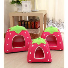 Wholesale Custom Logo Warm Strawberry Design Pet Product Cat House