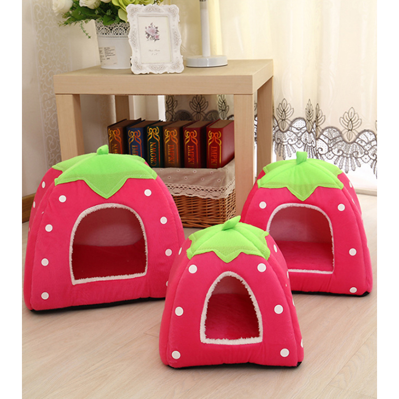 Wholesale Custom Logo Warm Strawberry Design Pet Product Cat House